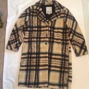 NVLT ~ women’s large NWT ~ Cream browned blue Jacket